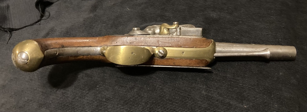Bort Flintlock Pistol, Model 1779; 2nd Type. Late 18th Century Navy. France.-photo-4