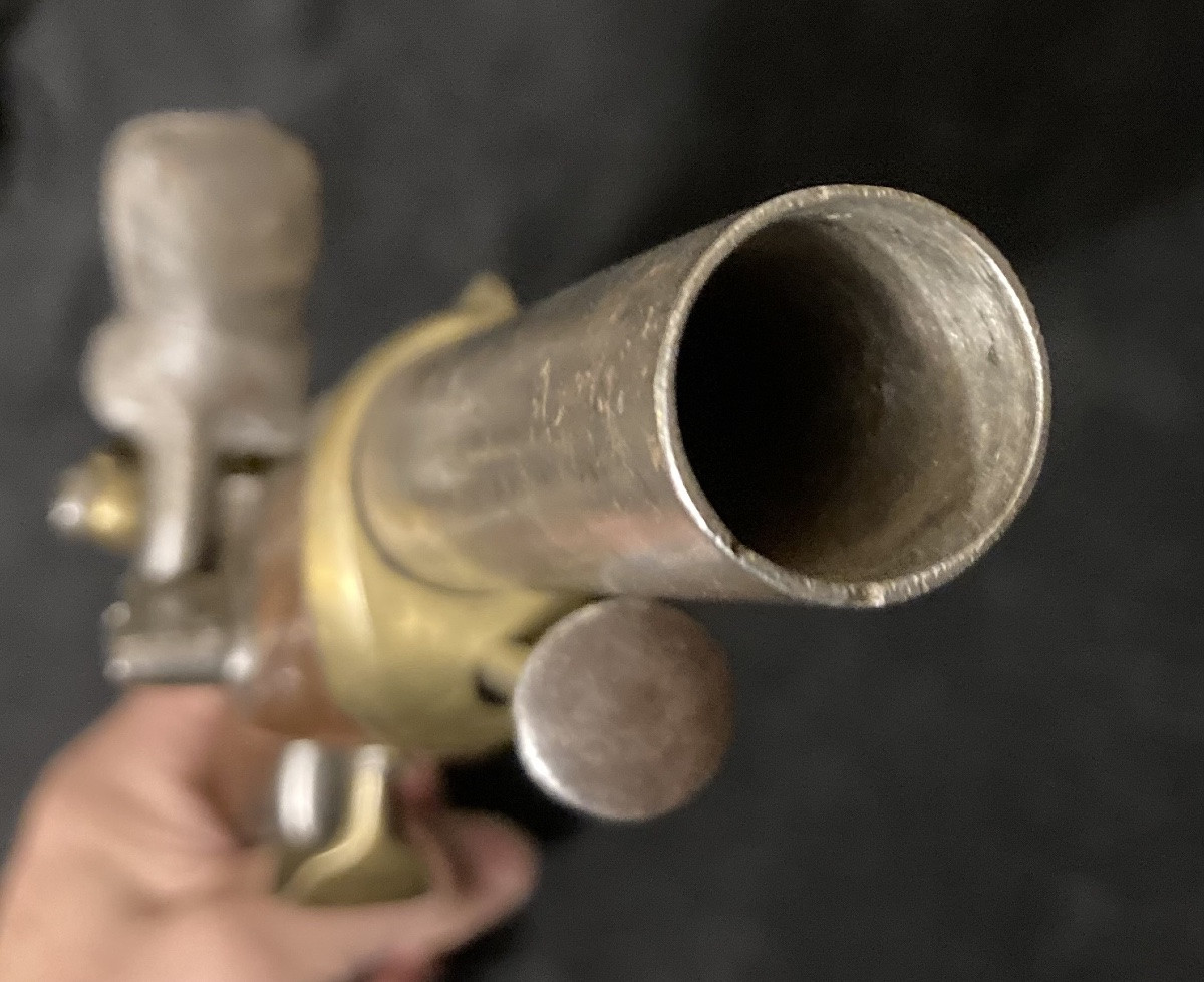 Bort Flintlock Pistol, Model 1779; 2nd Type. Late 18th Century Navy. France.-photo-5