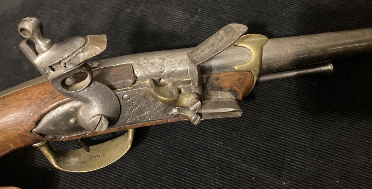 Bort Flintlock Pistol, Model 1779; 2nd Type. Late 18th Century Navy. France.-photo-6
