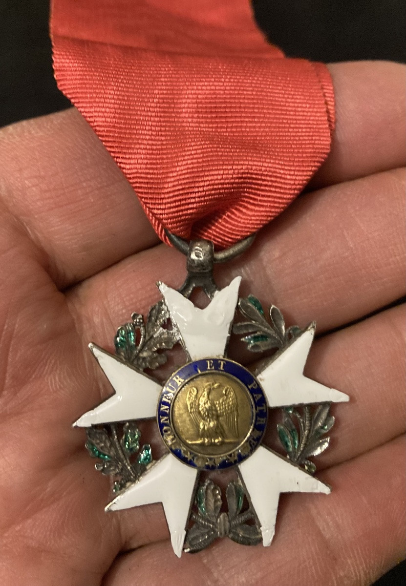Légion d'Honneur Silver Eagle Belonging To Mathieu Jean Baptiste Gombaud De Séréville 1e-photo-2