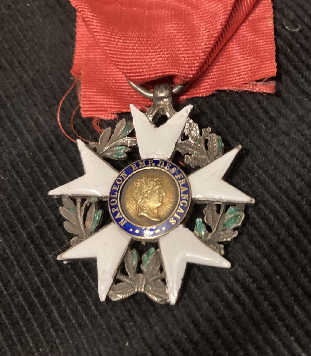 Légion d'Honneur Silver Eagle Belonging To Mathieu Jean Baptiste Gombaud De Séréville 1e-photo-2