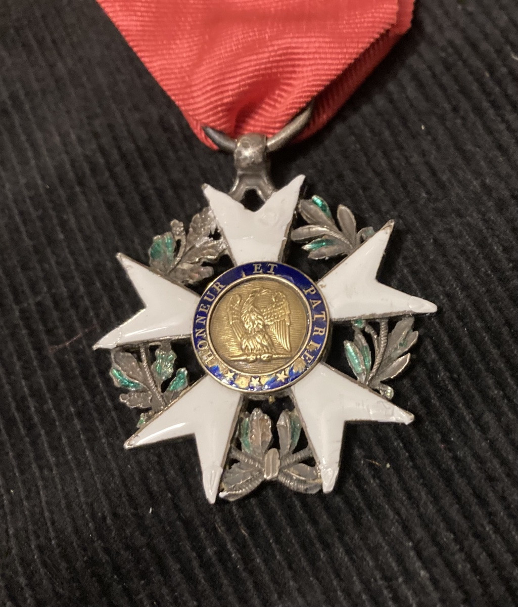 Légion d'Honneur Silver Eagle Belonging To Mathieu Jean Baptiste Gombaud De Séréville 1e-photo-3