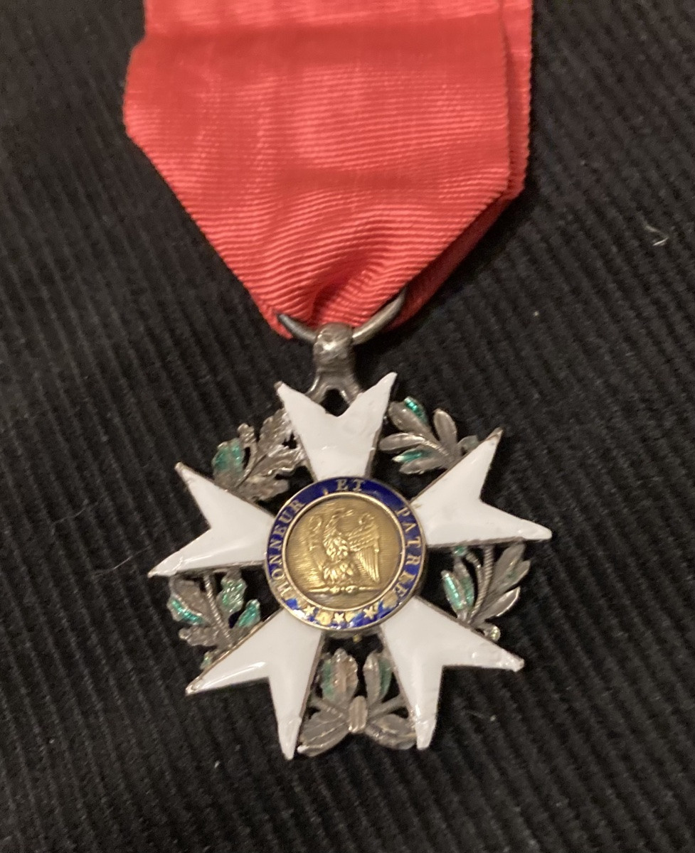 Légion d'Honneur Silver Eagle Belonging To Mathieu Jean Baptiste Gombaud De Séréville 1e-photo-4