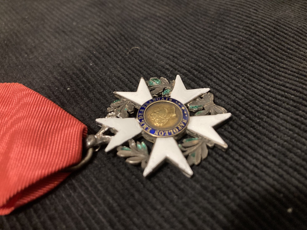 Légion d'Honneur Silver Eagle Belonging To Mathieu Jean Baptiste Gombaud De Séréville 1e-photo-5