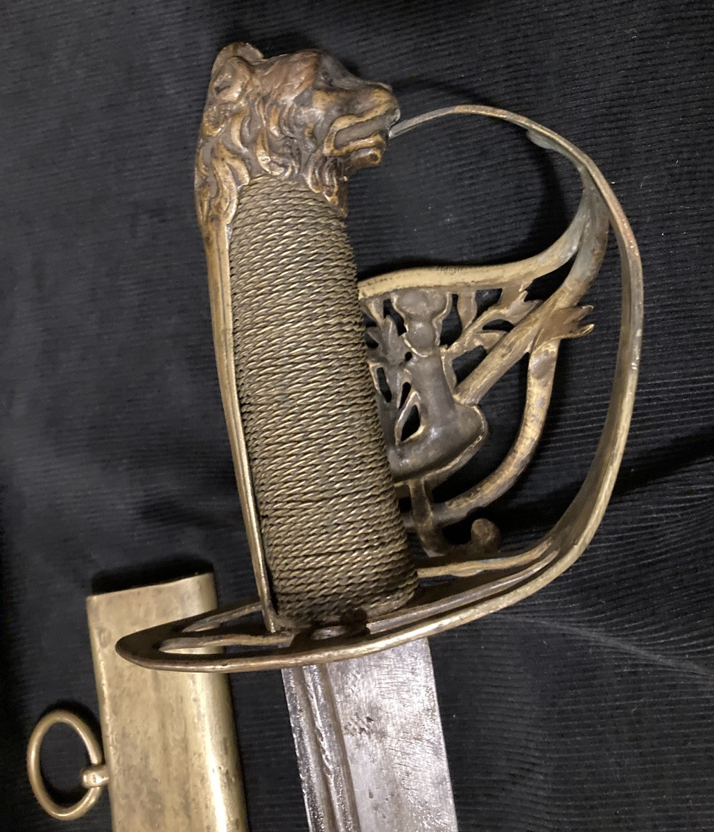 Sabre d’Officier Patriotique de la Révolution Française. Fin XVIIIéme .-photo-6