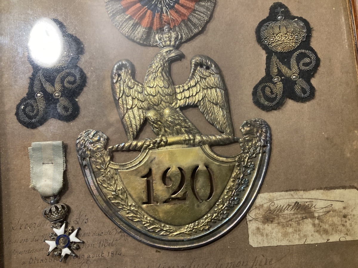 Ensemble d’un Lieutenant du 120éme d’ Infanterie de Ligne . Modèle d’officier 1812. France -photo-3