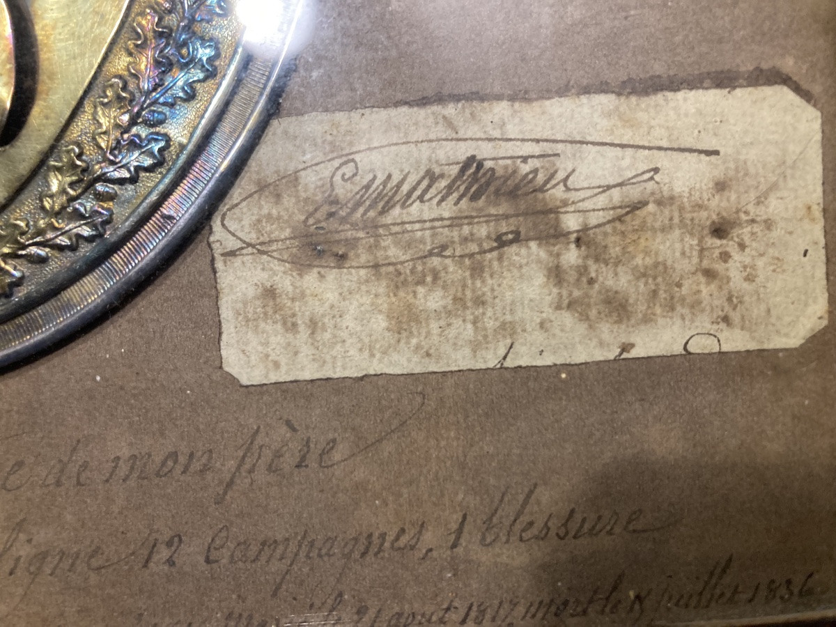 Ensemble d’un Lieutenant du 120éme d’ Infanterie de Ligne . Modèle d’officier 1812. France -photo-2