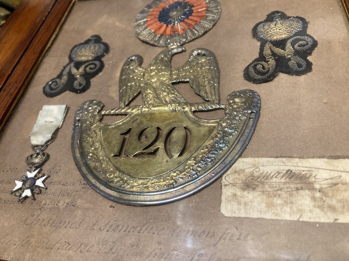 Ensemble d’un Lieutenant du 120éme d’ Infanterie de Ligne . Modèle d’officier 1812. France -photo-3