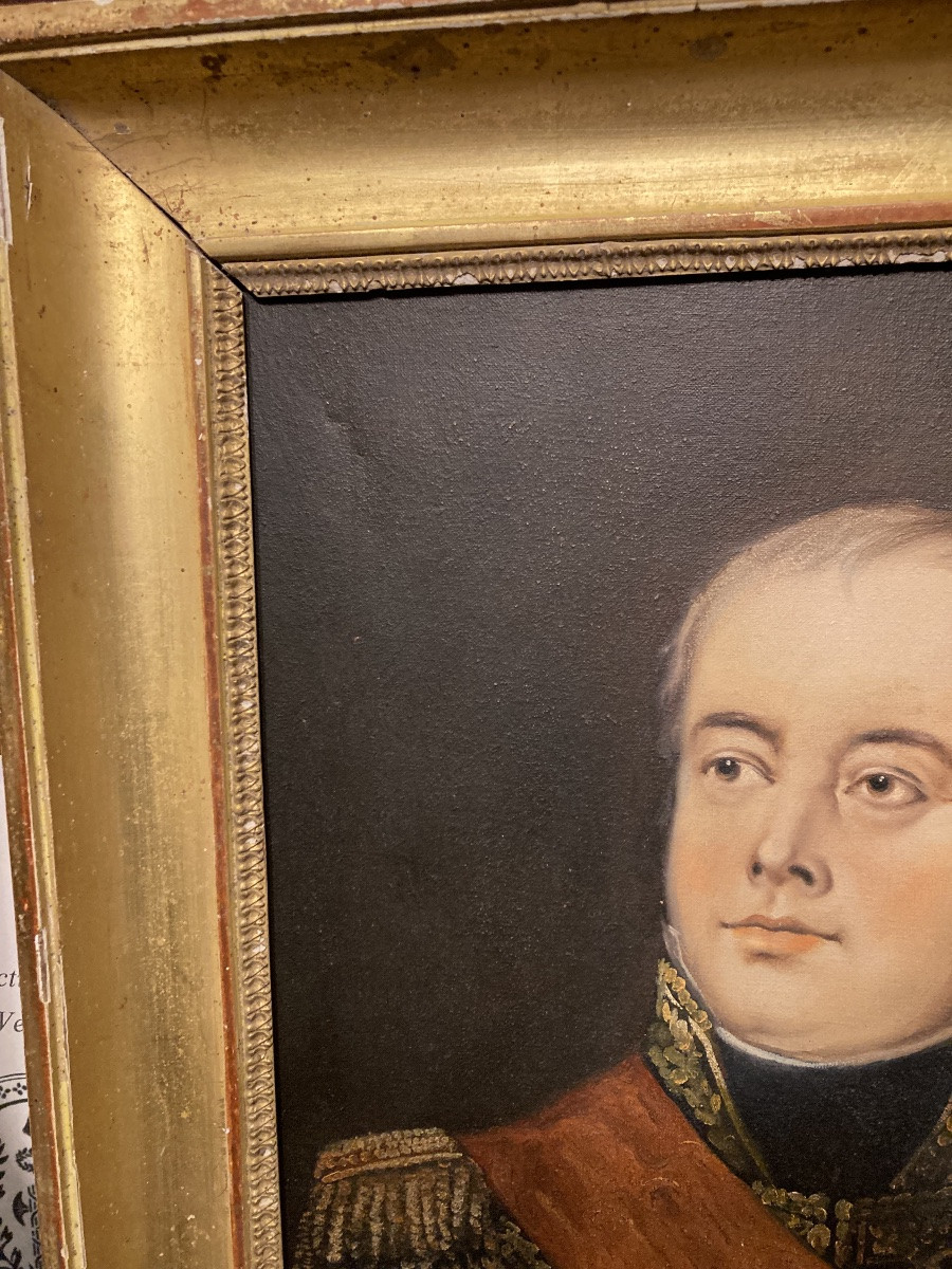 Portrait du Maréchal Macdonald par Antoine Jean Gros ( Copie ancienne).-photo-2