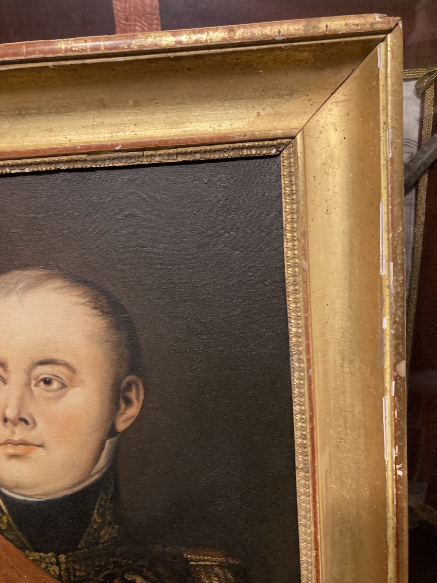 Portrait du Maréchal Macdonald par Antoine Jean Gros ( Copie ancienne).-photo-3