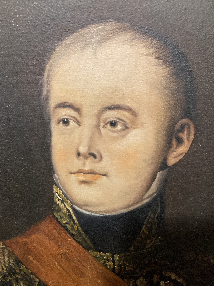 Portrait du Maréchal Macdonald par Antoine Jean Gros ( Copie ancienne).-photo-1