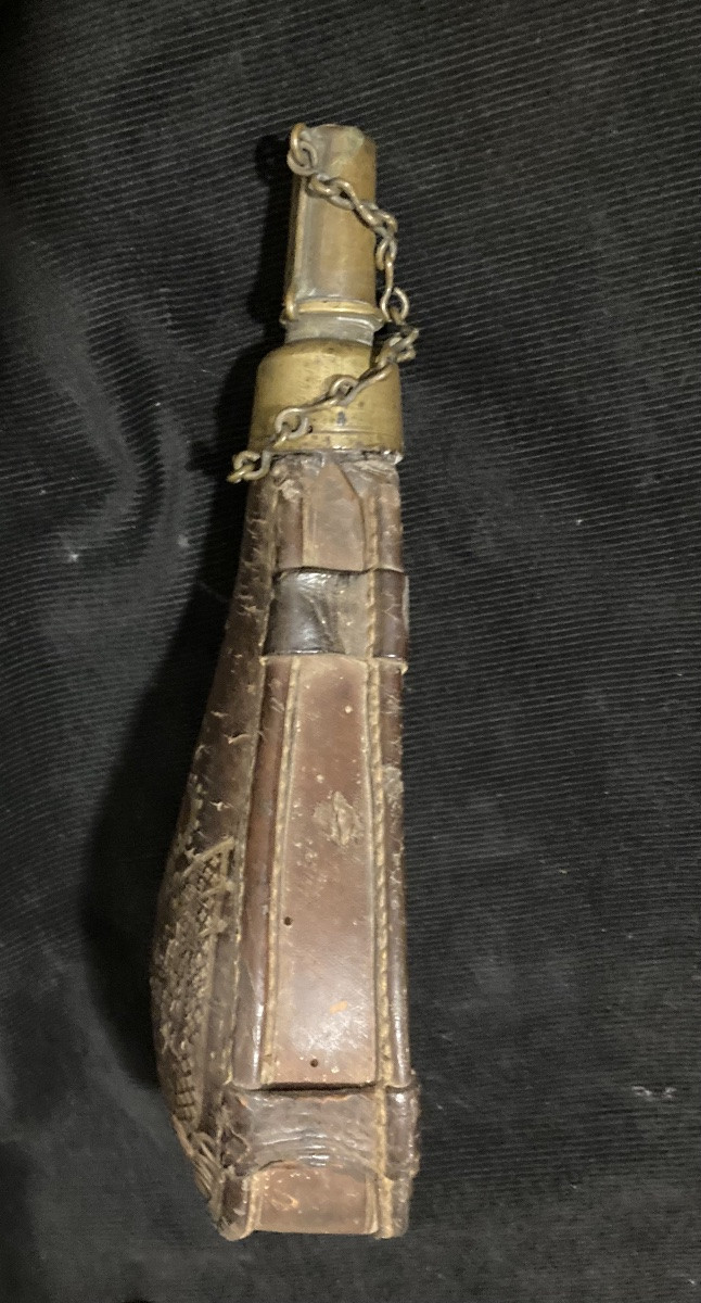 18th Century Poire à Poudre With The Arms Of France.-photo-4