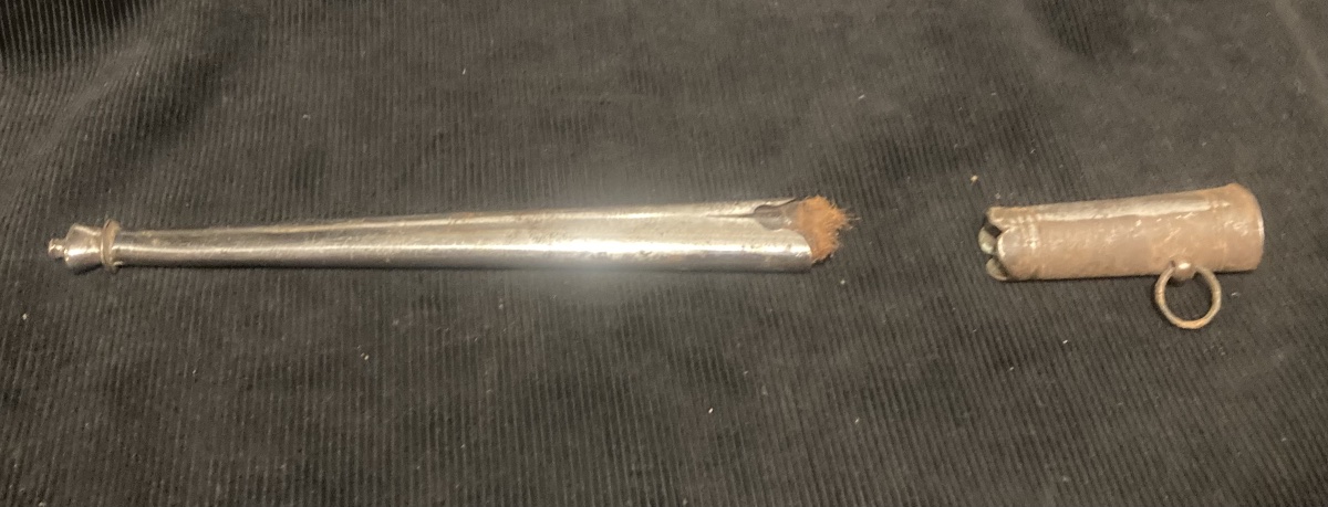 Sword Scabbard Fittings With 2parts Iron. France .-photo-4