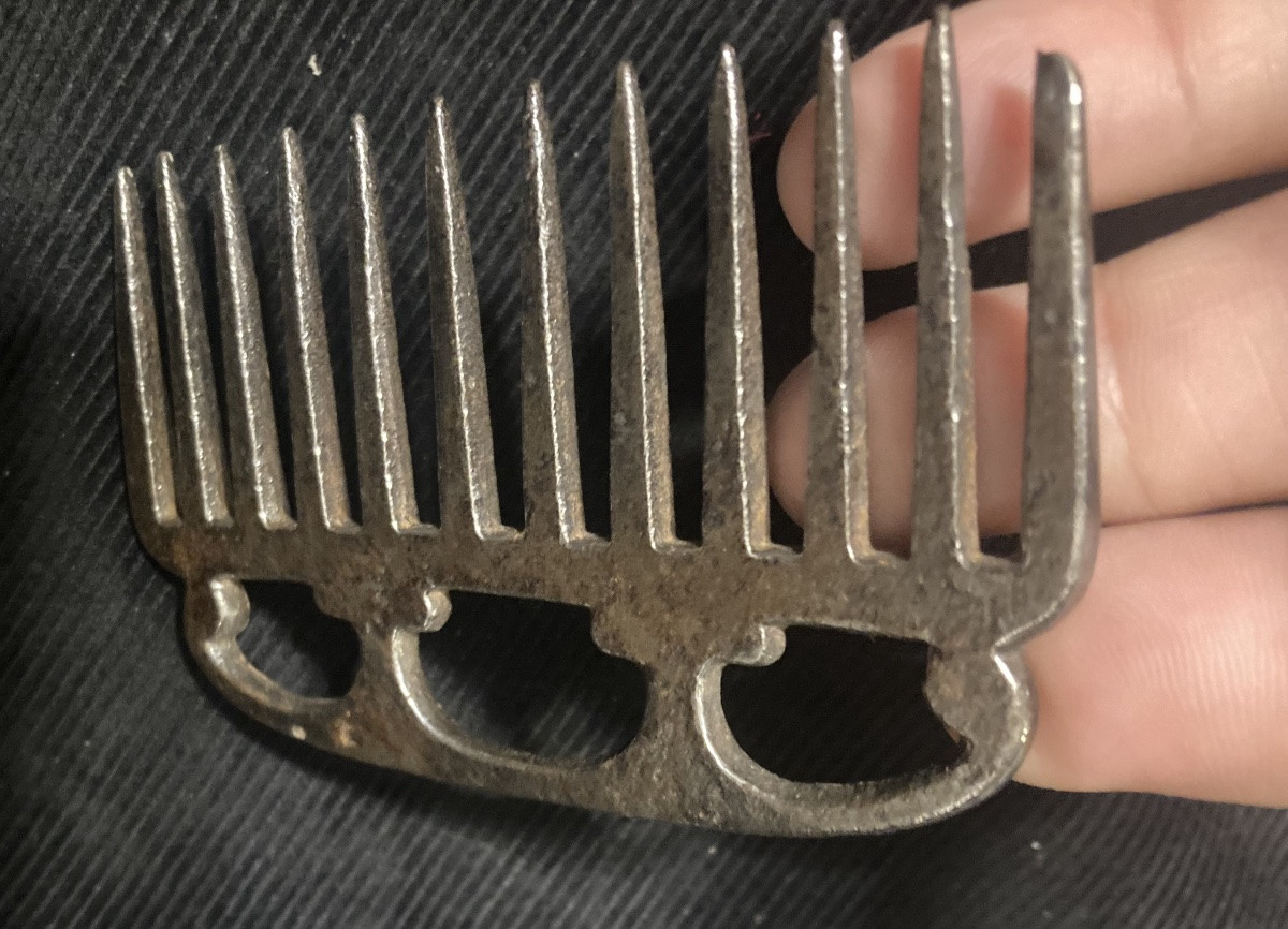 Horse Mane Comb . Cavalry. De Dragon Ou De Cuirassier . First Empire.-photo-3