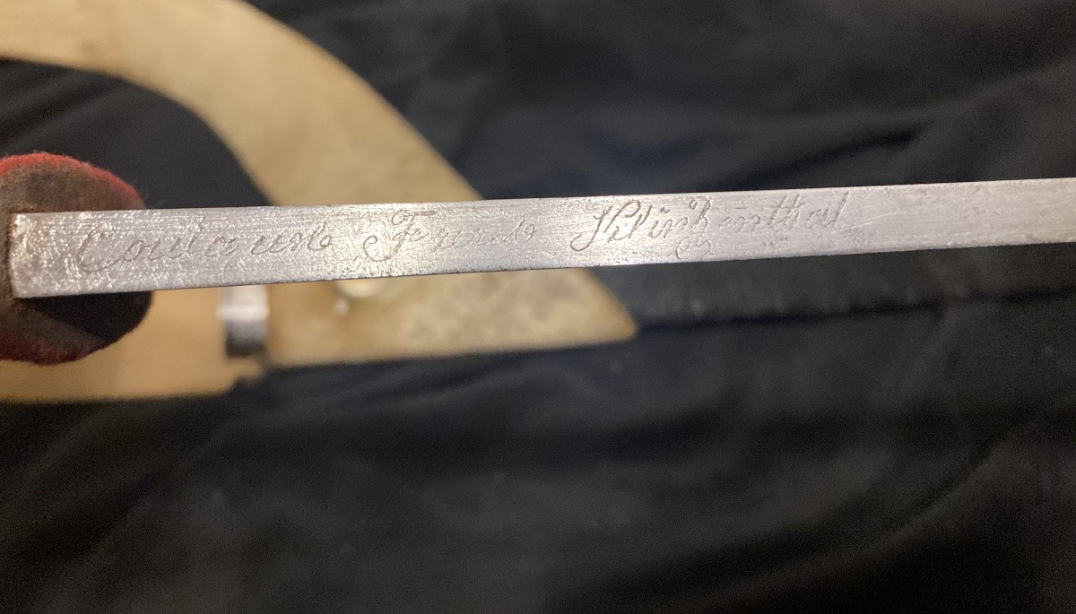 Sapper's Saber, Silvered Brass Guard With Rooster Head. Light Infantry. Em-photo-4