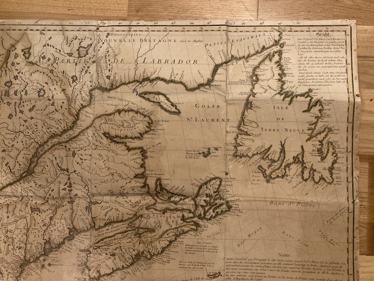 Carte Amérique « Guerre d’Indépendance » 97 par 67 cm.-photo-4