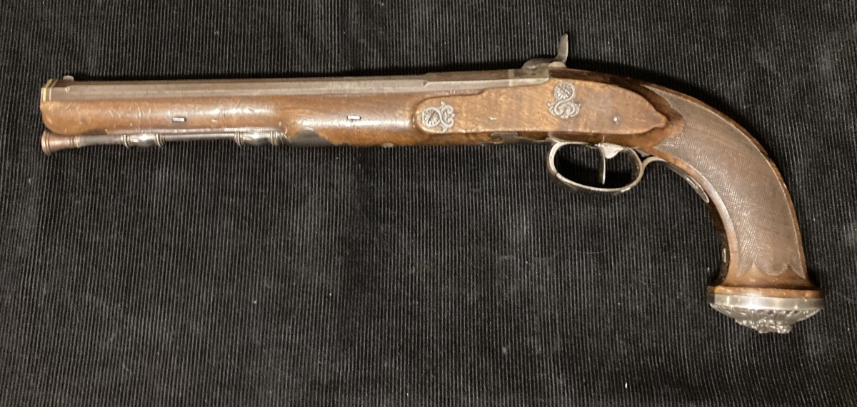 Long Pistolet d'Arçon d'Officier Général 1er Empire. By -photo-3