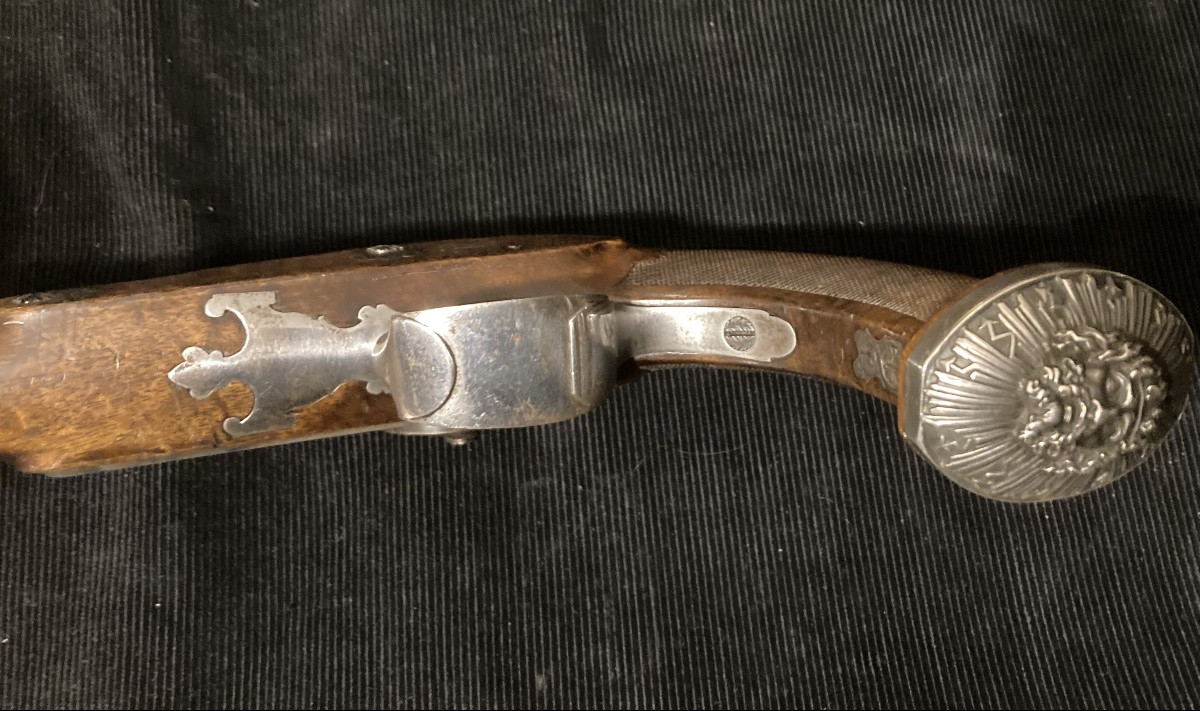 Long Pistolet d'Arçon d'Officier Général 1er Empire. By -photo-4