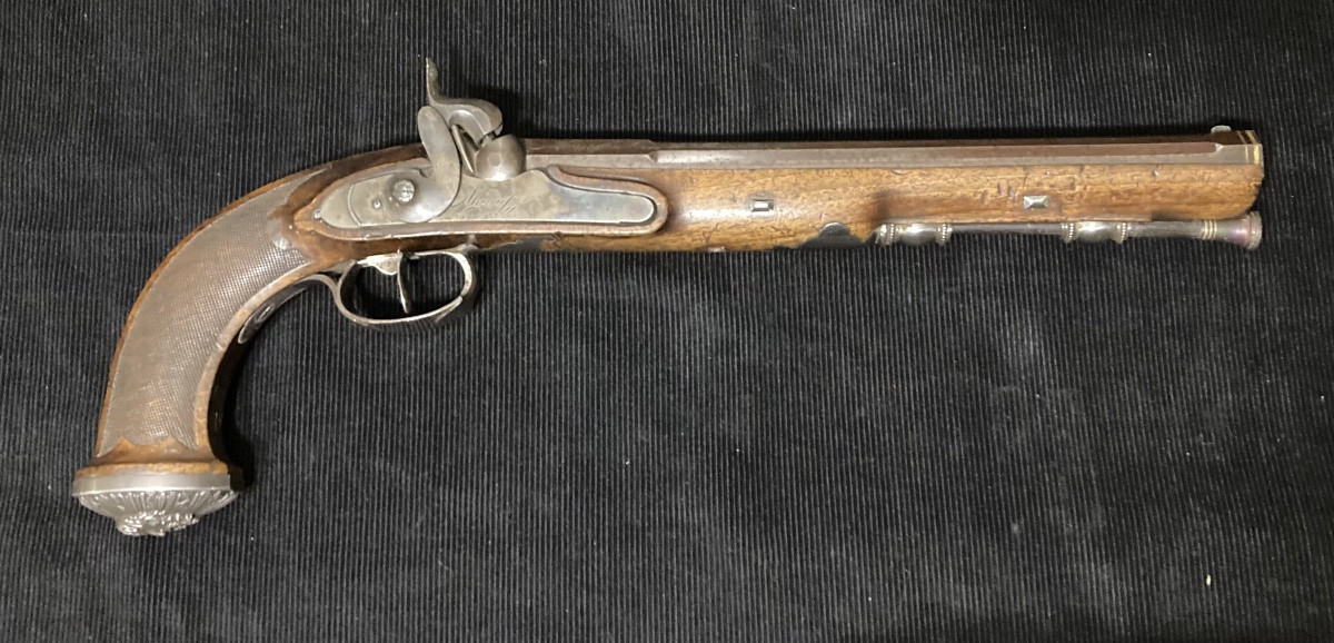 Long Pistolet d'Arçon d'Officier Général 1er Empire. By -photo-8