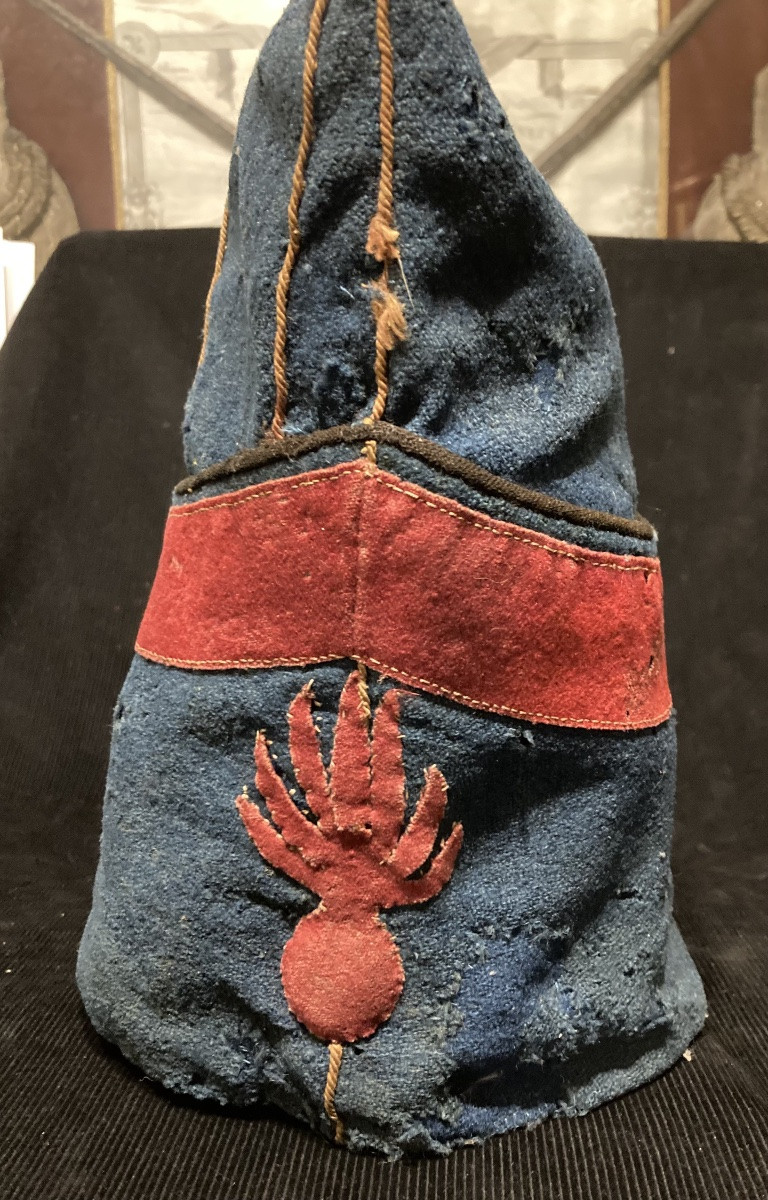 Bonnet de Police Troupe de  Grenadier . Premier Empire.-photo-2