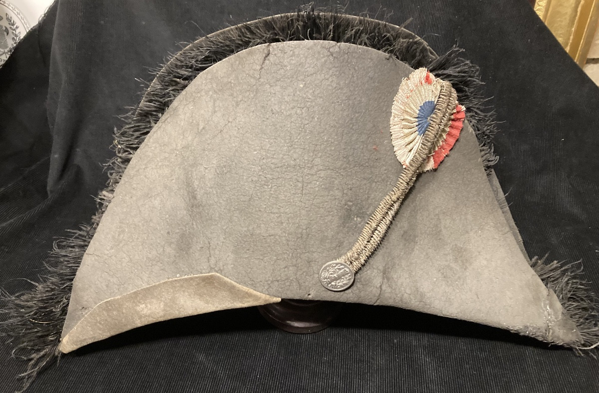 Chapeau Bicorne de Commissaire des Guerres . Premier Empire.