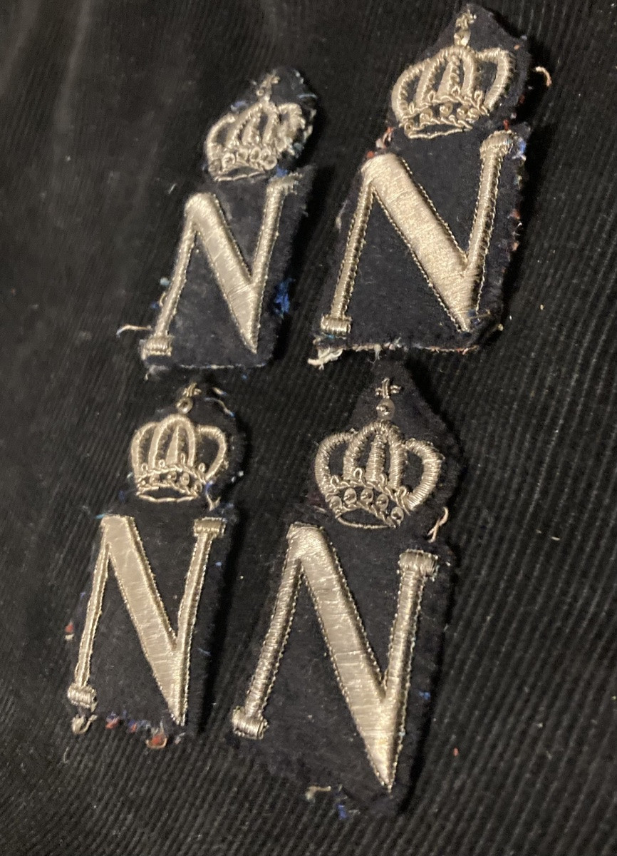 Ornaments Of 4 Surroussis Of Officer Of Chasseurs Of Light Infantry; Type 1812.-photo-2