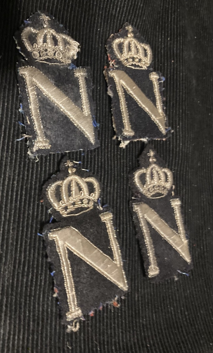 Ornaments Of 4 Surroussis Of Officer Of Chasseurs Of Light Infantry; Type 1812.-photo-4
