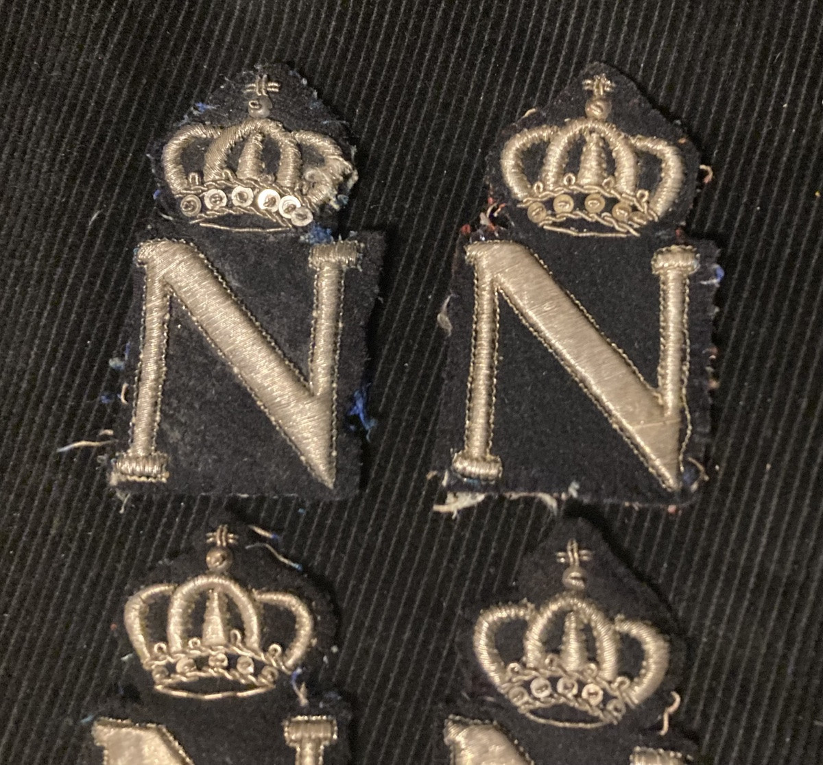 Ornaments Of 4 Surroussis Of Officer Of Chasseurs Of Light Infantry; Type 1812.-photo-2