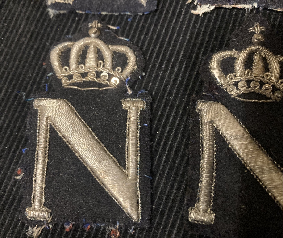 Ornaments Of 4 Surroussis Of Officer Of Chasseurs Of Light Infantry; Type 1812.-photo-4