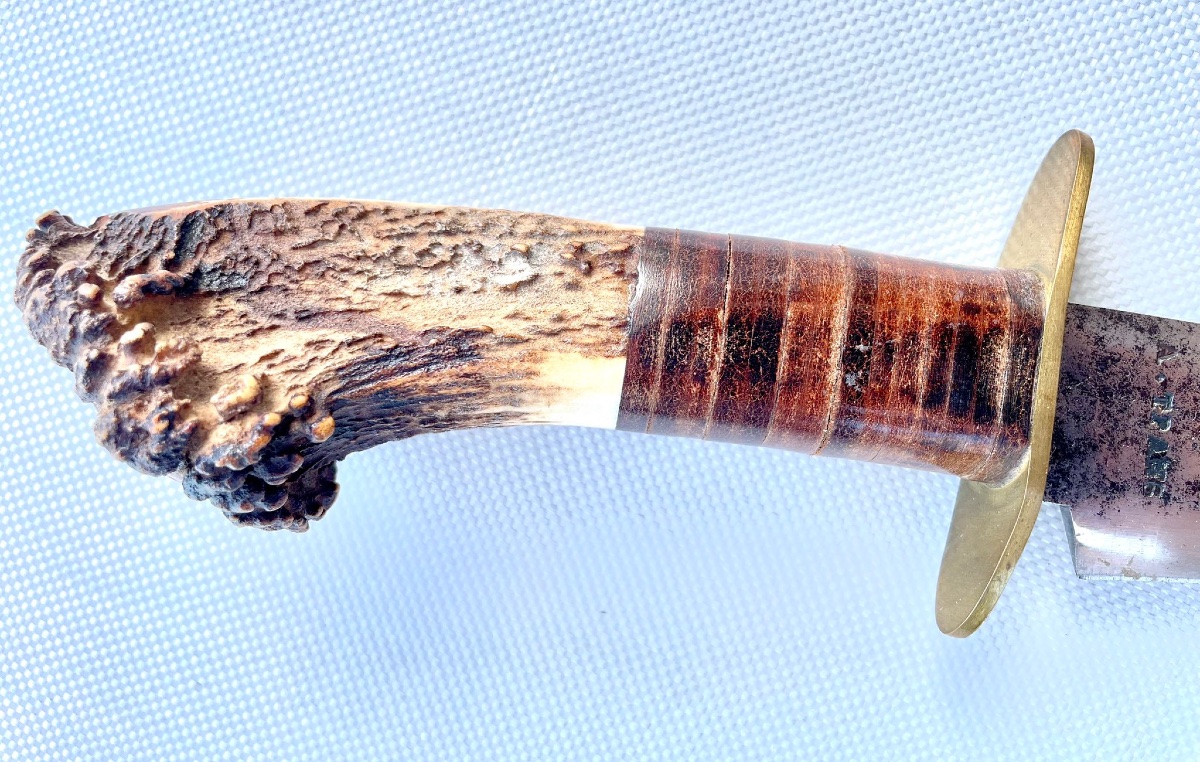 Très Beau COUTEAU DE CHASSE. 2éme Guerre Mondiale . -photo-3