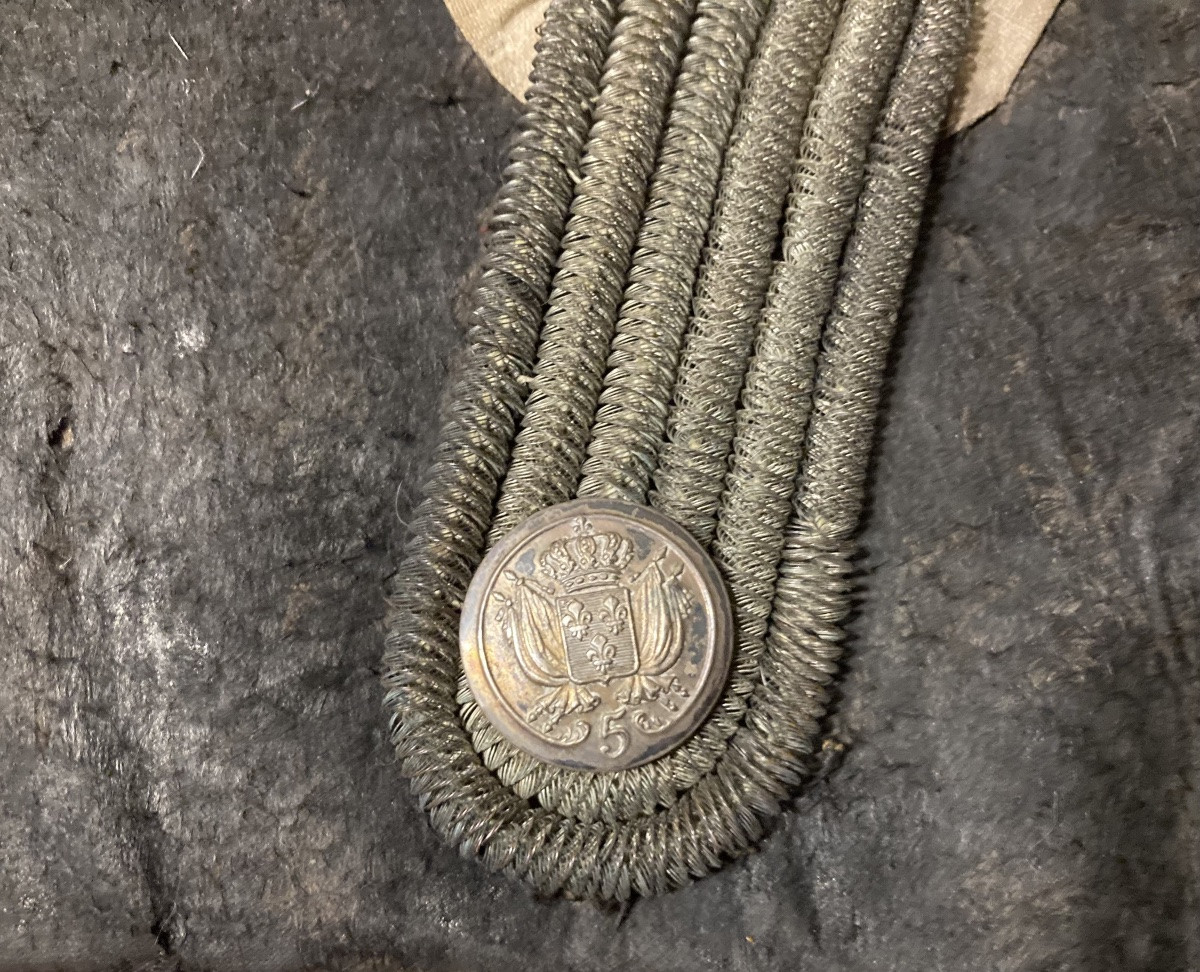 Chapeau Bicorne claque souple d’officier supérieur ( Colonel) 5éme Rgt Garde Royale 1816 France-photo-2