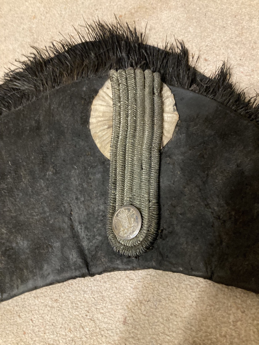 Chapeau Bicorne claque souple d’officier supérieur ( Colonel) 5éme Rgt Garde Royale 1816 France-photo-3
