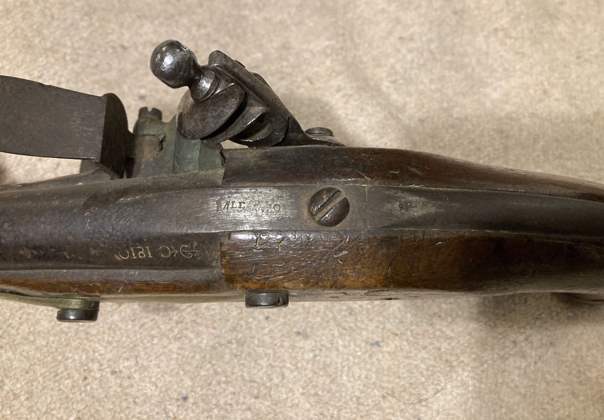 Pair Of Cavalry Pistols, Model An IX Modified An XIII. First Empire.-photo-3