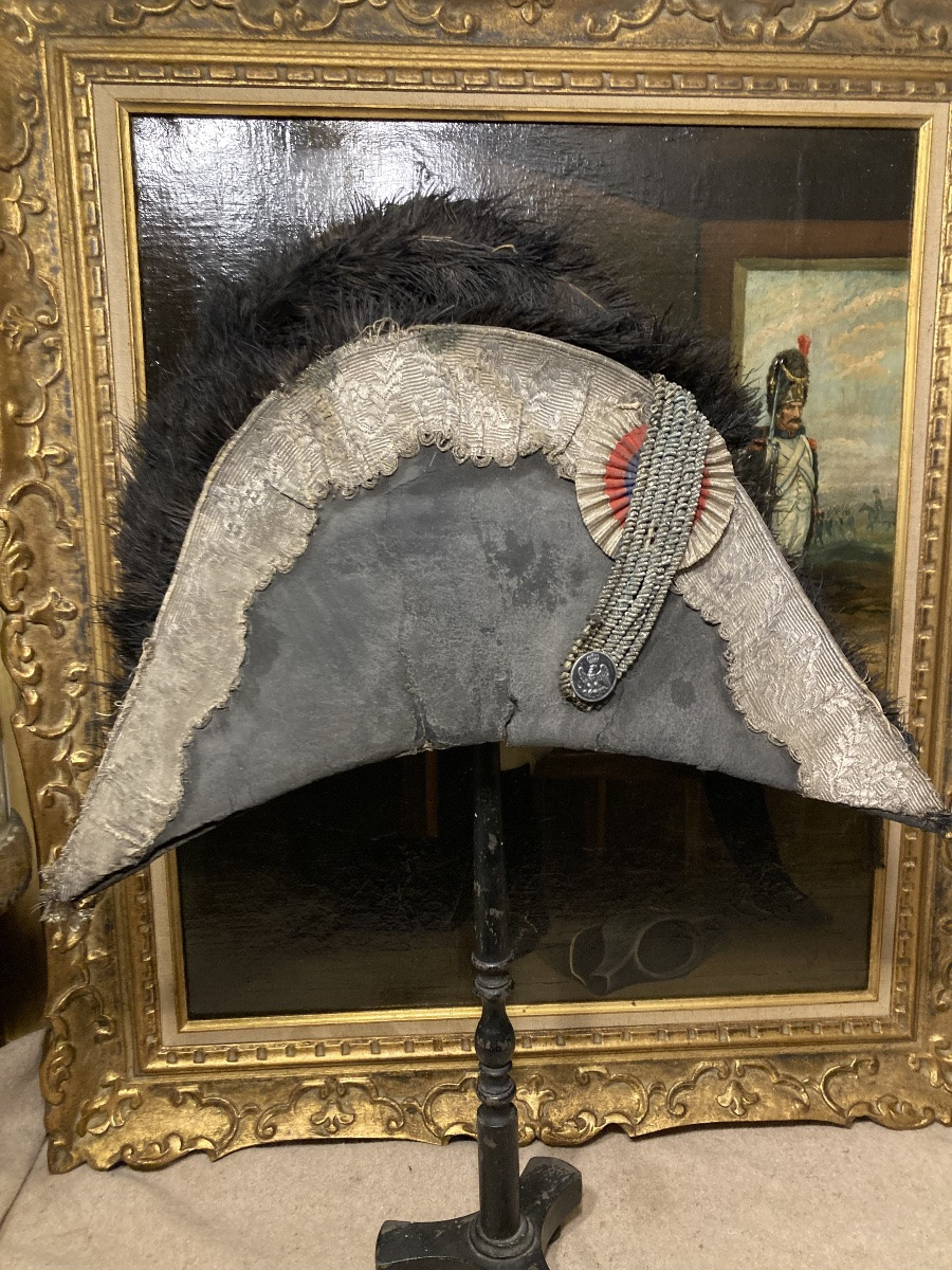 Chapeau bicorne d’Officier d’Ordonnance de l’Empereur, Henri Amédée Mercure de Turenne marquis -photo-2