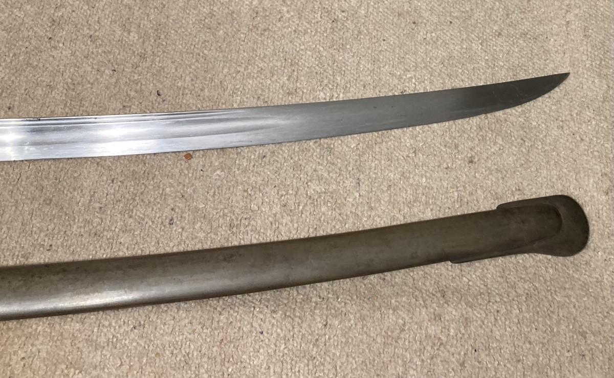 Sabre d’Officier de Cavalerie Légére, modèle 1822 modifié Troisième République .-photo-1