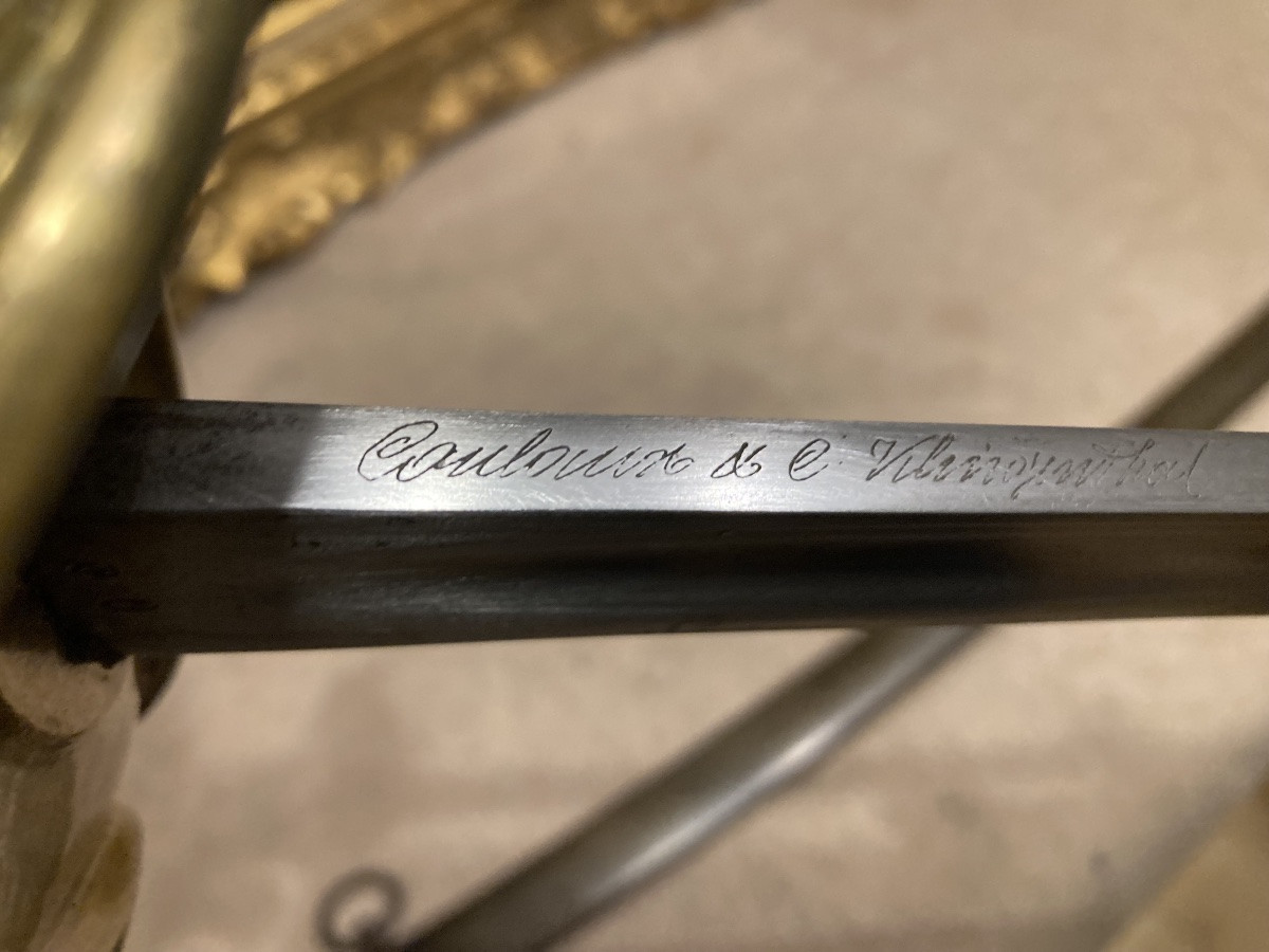 Sabre d’Officier de Cavalerie Légére, modèle 1822 modifié Troisième République .-photo-2