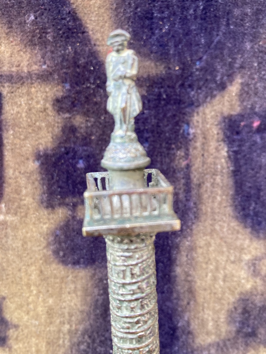 Bronze Vendôme Column Erected In 1810. Napoleon 1st .  With Austerlitz Cannons. Francev-photo-2