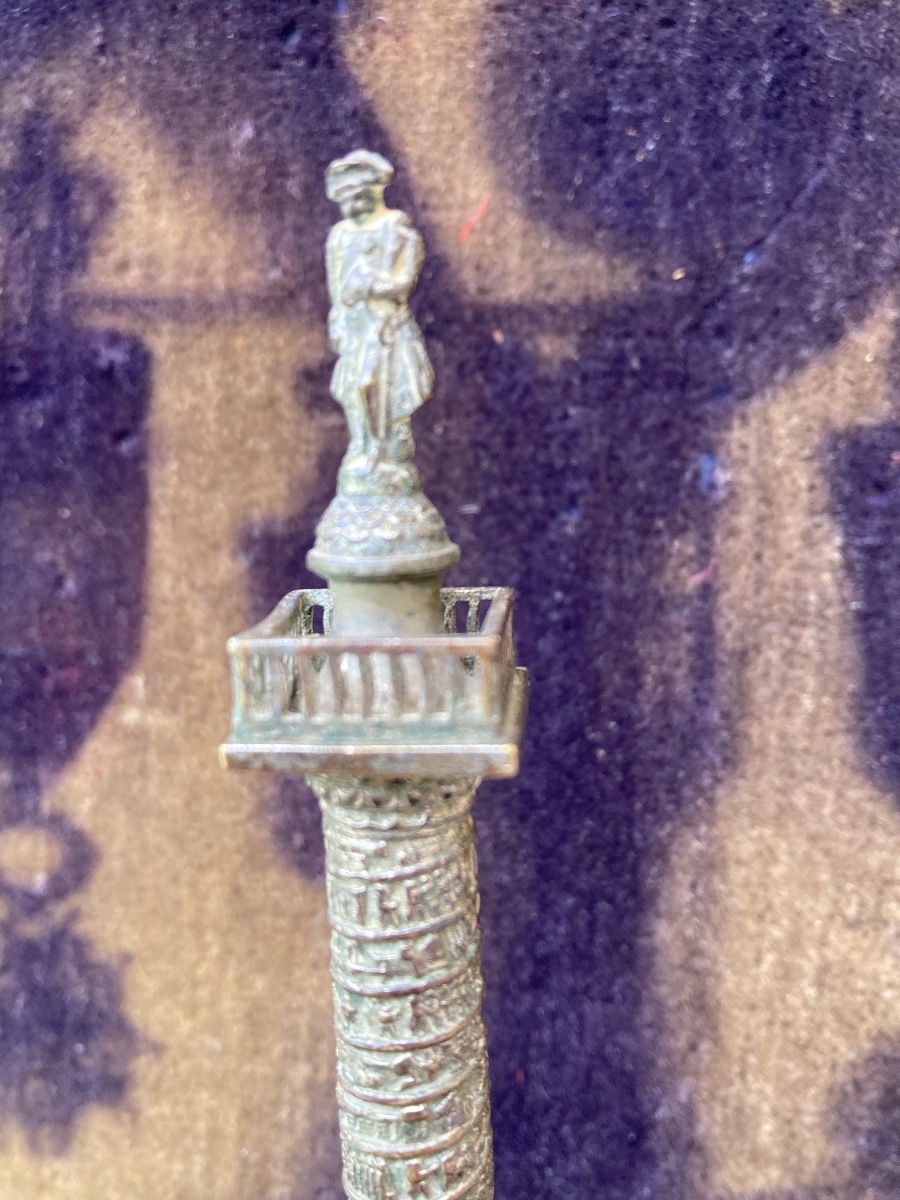 Bronze Vendôme Column Erected In 1810. Napoleon 1st .  With Austerlitz Cannons. Francev-photo-4
