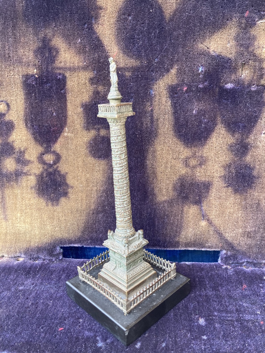 Bronze Vendôme Column Erected In 1810. Napoleon 1st .  With Austerlitz Cannons. Francev-photo-5
