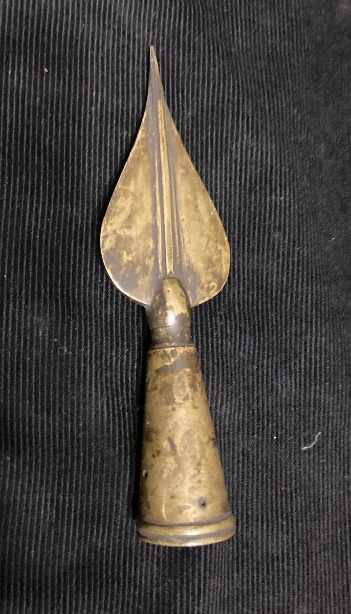 Pointe de drapeau de demi-brigade de 1794 à 1804. Révolution/ Consulat/ Empire . France.