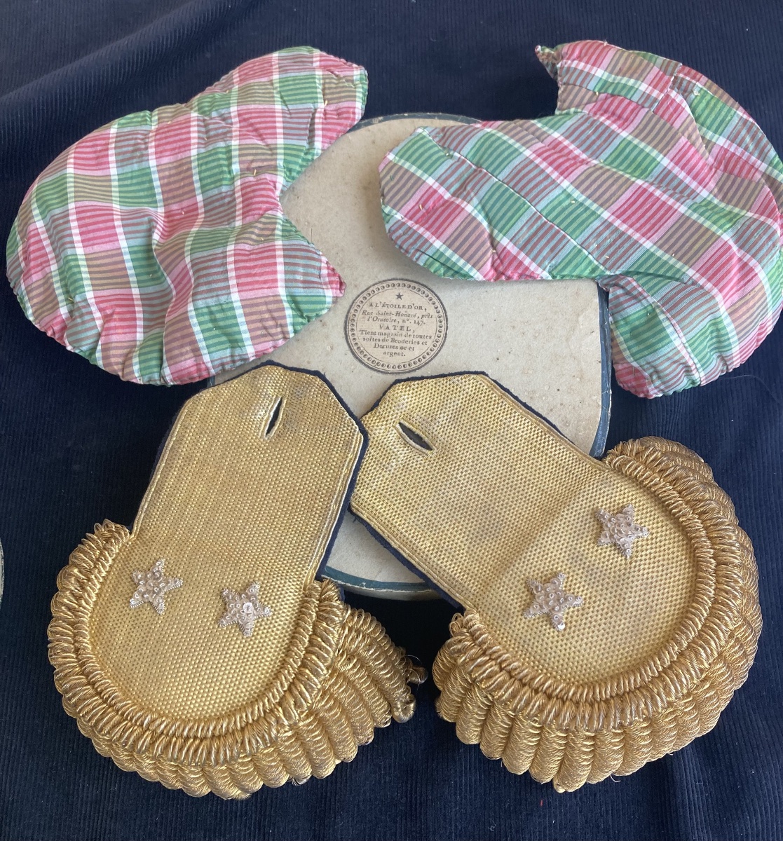 Paire d’Epaulettes de Général de Brigade . Premier Empire.-photo-4