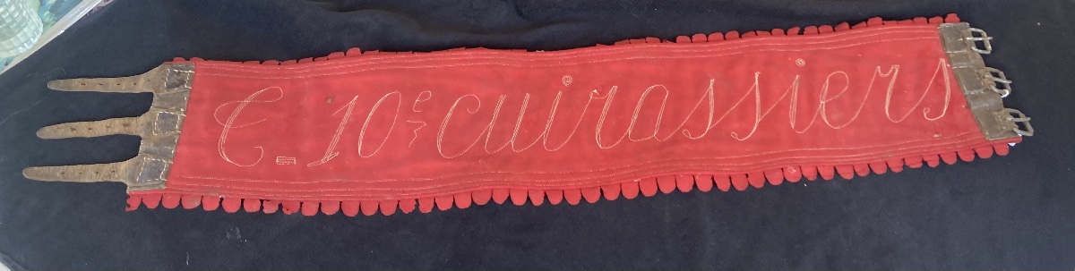 Ceinture De Force d’exercice d’un Cavalier du 10éme Cuirassier. Second Empire / Tr