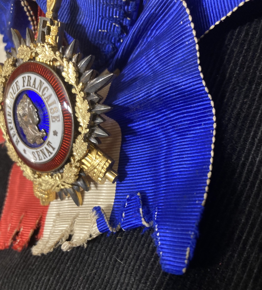 INSIGNE DE SÉNATEUR du département du LOT . Troisième République ,-photo-4