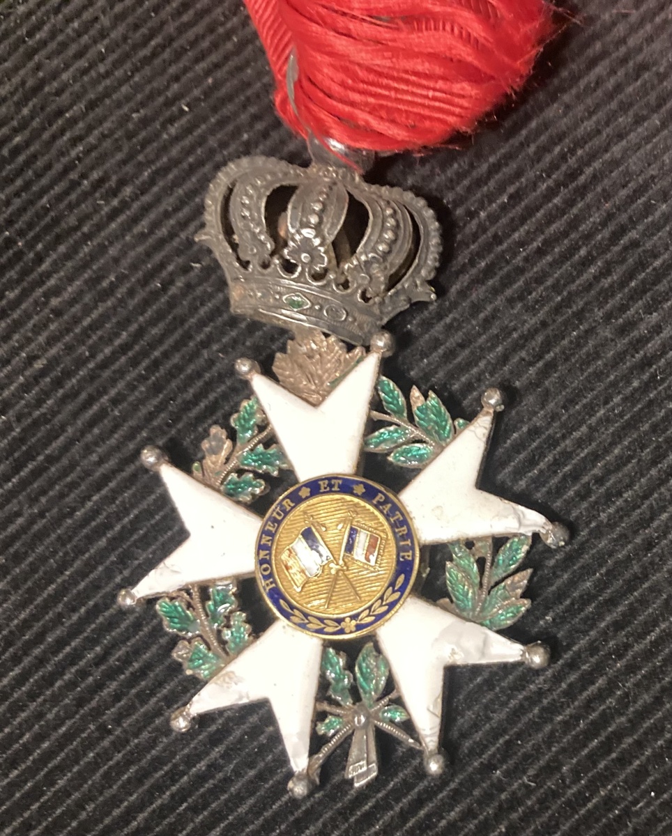 Croix de Chevalier de la Légion d’Honneur de 1830 à 1848. France.