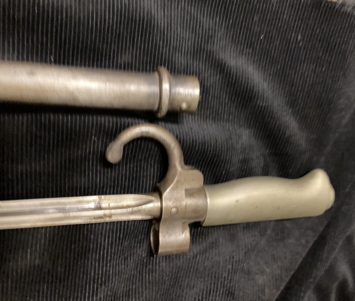 Model 1886 Bayonet With A Crossguard. France-photo-4