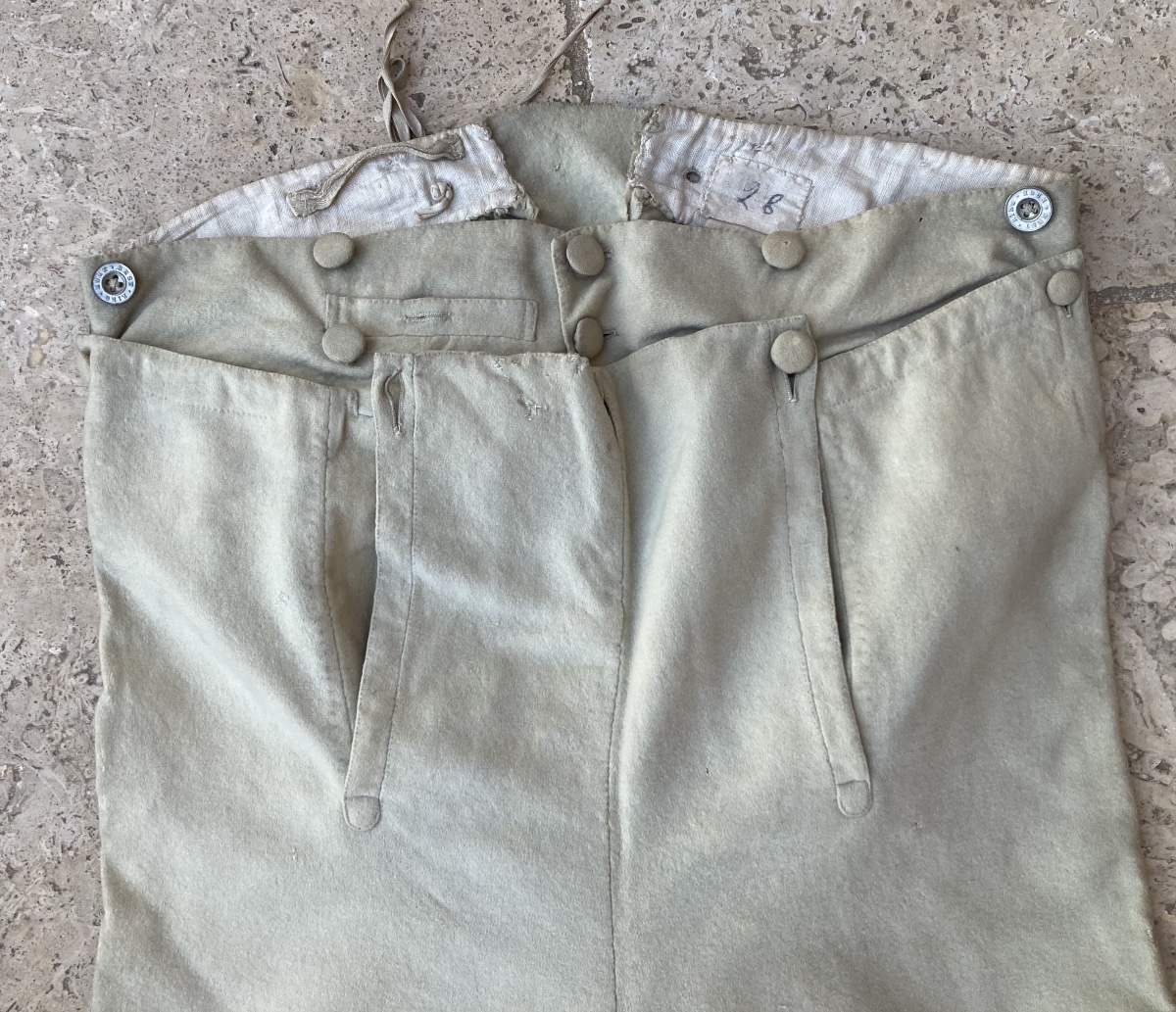 Culotte d’Officier d’ infanterie . Premier Empire.-photo-3