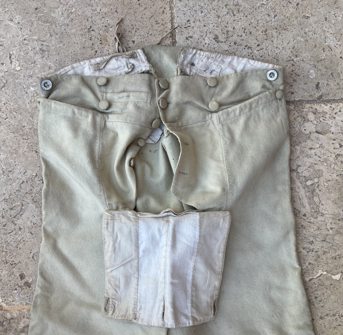 Culotte d’Officier d’ infanterie . Premier Empire.-photo-4