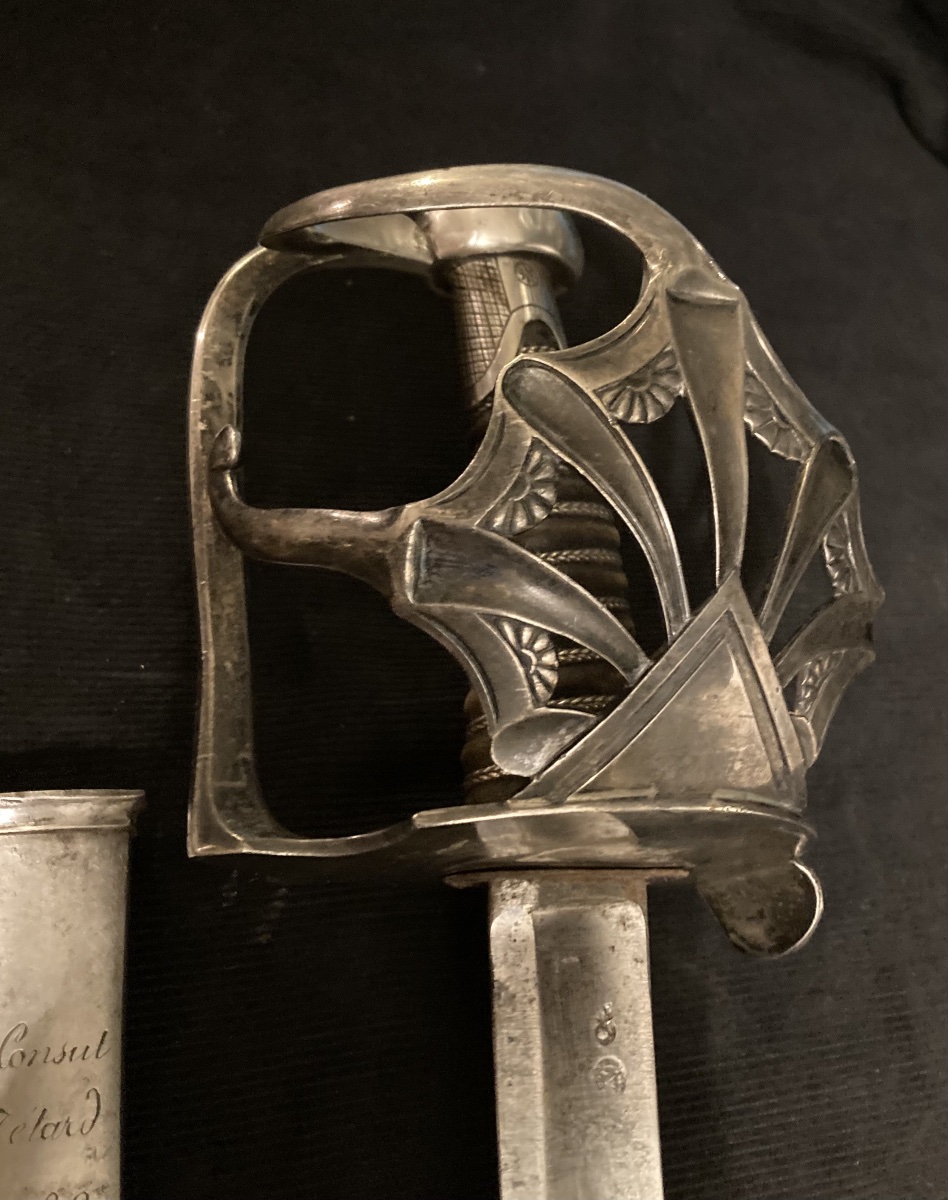 SABRE D’HONNEUR DÉCERNÉ PAR LE PREMIER CONSUL À JACQUES TÊTARD  ( 1765-1826). Consulat / 1er Em-photo-2