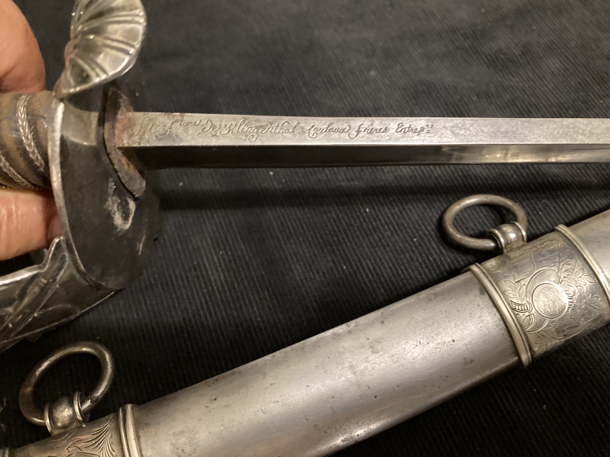 SABRE D’HONNEUR DÉCERNÉ PAR LE PREMIER CONSUL À JACQUES TÊTARD  ( 1765-1826). Consulat / 1er Em-photo-1