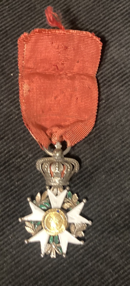 Croix de Chevalier de la Légion d’Honneur de 1815 à 1830. Restauration. France .pierre Cassaign-photo-2